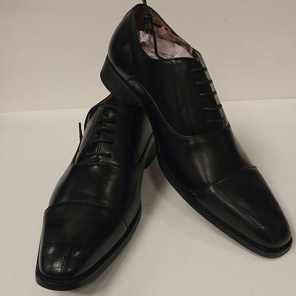 MEN\'S AMALI OXFORD W/ HOUNDSTOOTH CAP TOE main image 6
